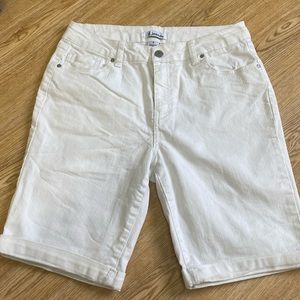 d.jeans shorts, white, rarely worn good condition